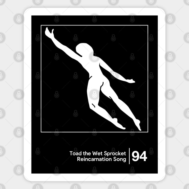 Toad the Wet Sprocket / Minimalist Graphic Artwork Design Magnet by saudade